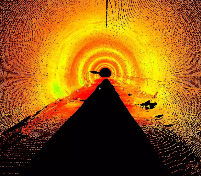 刪除通風管、人員走動等噪聲點云